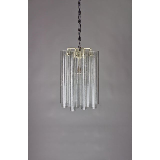 Venini Infinity Pendant in Hand-Blown Corteccia Murano Glass, Italy, 1960s For Sale - Image 11 of 11
