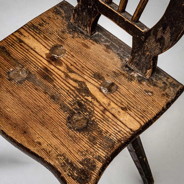 French Farmhouse Chairs, 1830s, Set of 5 For Sale - Image 4 of 9