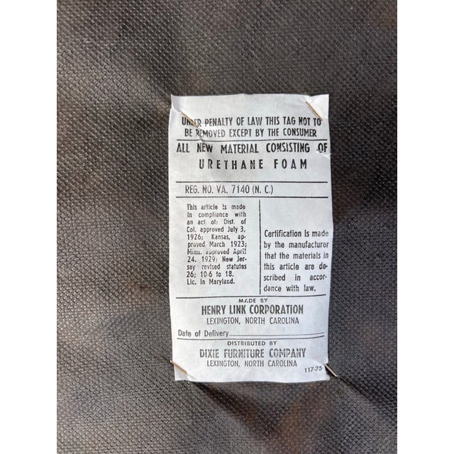 Vintage Henry Link Wrapped Rattan Dining Armchairs on Casters – Palm Beach Style | Set of 4 For Sale - Image 12 of 12