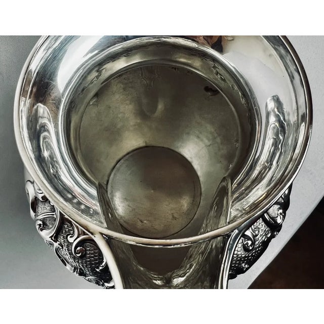 Repoussé Coffee Pot Made in Edinburgh, Scotland by James & William Marshall-1843 For Sale - Image 4 of 11