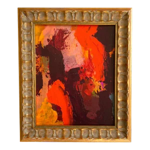 "Fire Breather" 2024 Framed Painting by Jessalin Beutler