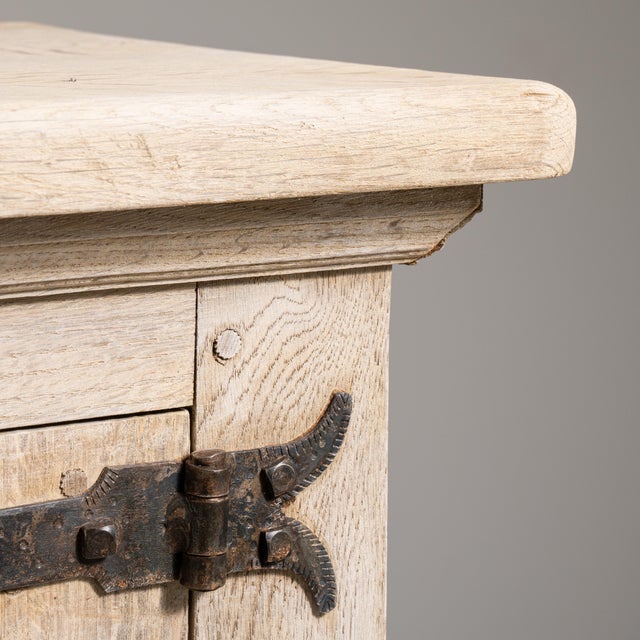 Brutalist 1970s Brutalist Oak Buffet For Sale - Image 3 of 15