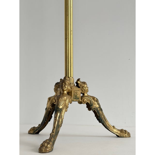Vintage Italian Brass Hall Tree with Marble Sphere and Rotating Crown, 1960s For Sale - Image 18 of 18