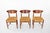 Set of 6 chairs by Peter Hvidt and Orla Molgaard-Nielsen edited by Soborg Mobelfabrik in the sixties model 316 Structure...