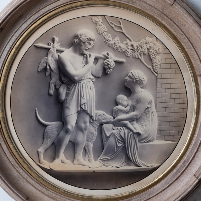 Late 19th Century A Pair Bertel Thorvaldsen Roundels, C.1890 For Sale - Image 5 of 12