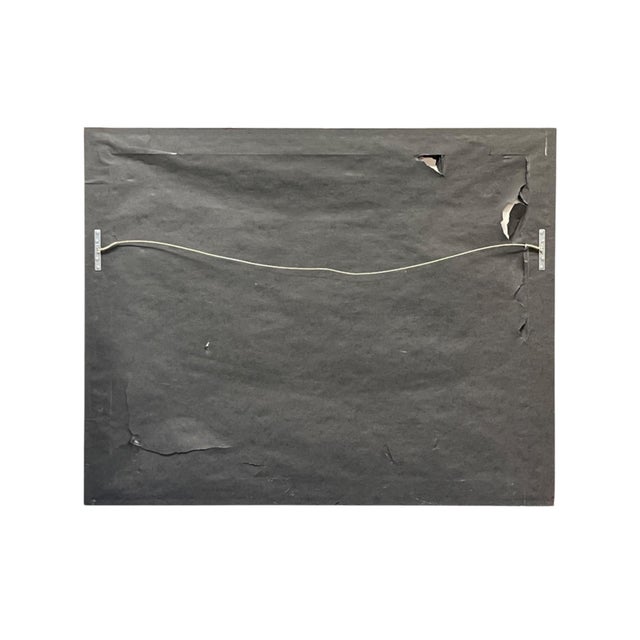 Jeremiah Goodman (American, 1922-1917). Watercolor on paper of a landscape painting. Frame: 40-1/2” x 33”