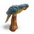 Stunning Vintage Italian Maiolica Parrot on Perch Sculptur For Sale - Image 4 of 8