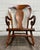 Queen Anne Vintage Colonial or Queen Anne Style Solid Maple Balloon Back Rocking Chair For Sale - Image 3 of 10