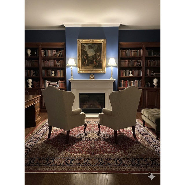 Pair of Pennsylvania House Wingback Chairs For Sale - Image 14 of 16