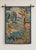 This striking late 20th-century vintage tapestry presents an elaborate woodland landscape populated by an imaginative...
