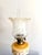 Antique Edwardian Brass Oil Lamp with Glass Shade, 1900s For Sale - Image 4 of 10