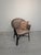 Vintage Armchair with Raffia and Viennese Weave For Sale - Image 5 of 16