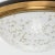 Vintage German Speckled Milk Glass Flush Mount from Peill & Putzler, 1970s For Sale - Image 3 of 12