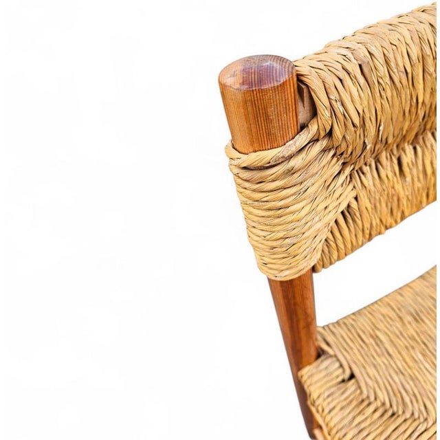 Vintage French Pine Dining Chairs, 1950s, Set of 2 For Sale - Image 13 of 18