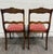 Wood Vintage Regency Style Mahogany Rose Back Ladder Back Dining Accent Chairs - Pair For Sale - Image 7 of 9