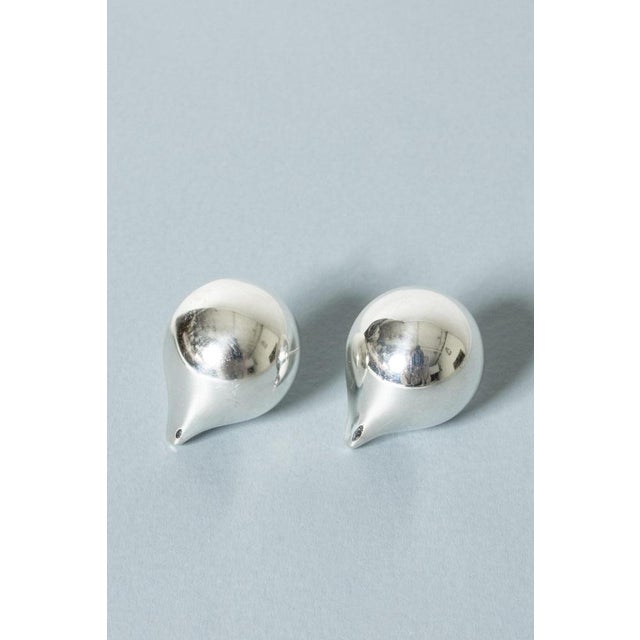 Silver Drop Earrings by Bent Gabrielsen Pedersen, 1960s, Set of 2 For Sale - Image 6 of 6