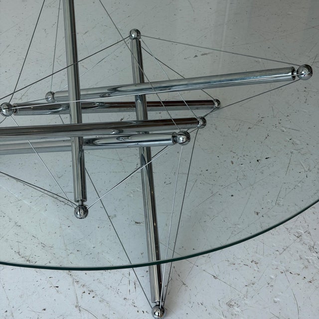 1980s Tensegrity Coffee Table by Theodore Waddell for Cassina For Sale - Image 5 of 7