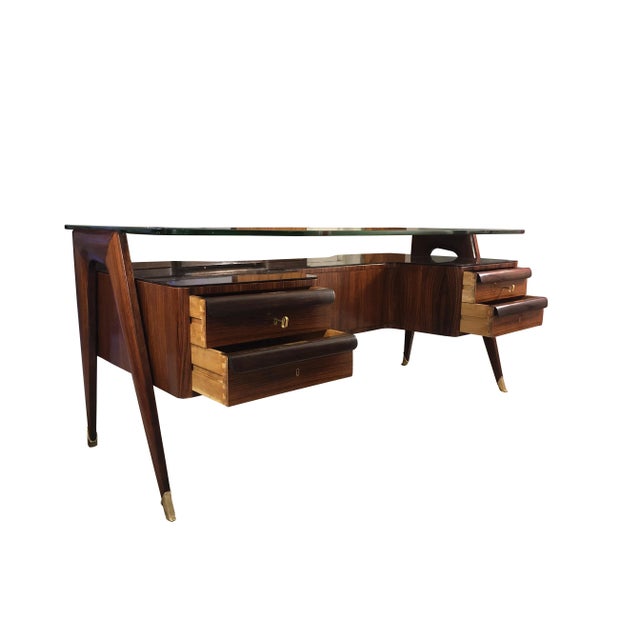 Large Executive Desk by Vittorio Dassi for Dassi, 1955 For Sale - Image 4 of 6