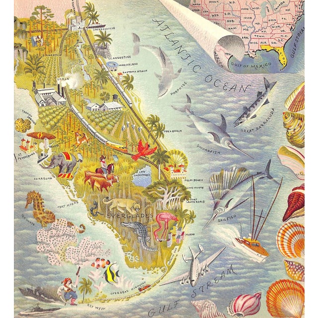 "The Story of Florida" 1947 McNeer, May [Text By] For Sale In New York - Image 6 of 12
