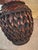 Antique Japanese Woven Bamboo and Rattan Ikebana Flower Basket With Double Handles For Sale - Image 9 of 10