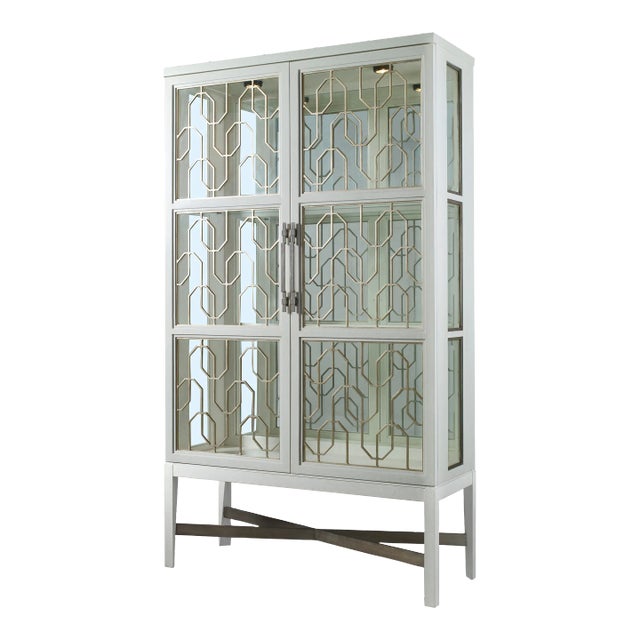 Ensemble Champagne Geometric Accent Display Chairish