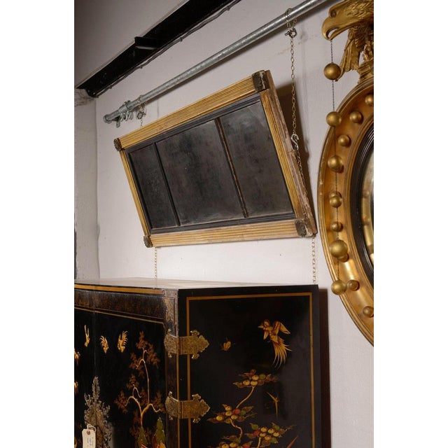 Hollywood Regency Antique Regency Gilt Triptych Mirror with Mercury Plates, 1820 For Sale - Image 3 of 9