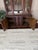 Maroon Vintage MCM Tobago Style Lighted China Cabinet For Sale - Image 8 of 12