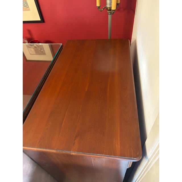 Vintage Cherry Wood 6 Drawer Chest For Sale - Image 11 of 11