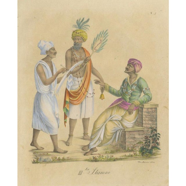 Brodtmann, Indian Merchants & Noblemen, 1816, Lithograph For Sale - Image 10 of 10
