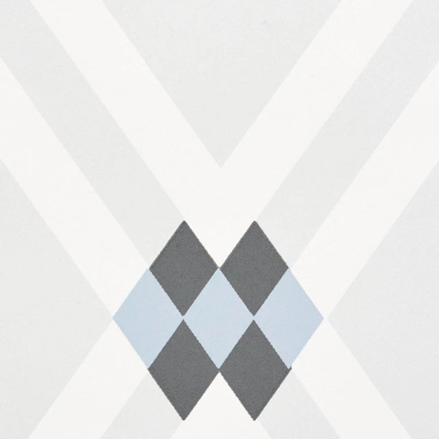 Schumacher X David Oliver Asolo Wallpaper in Blue For Sale