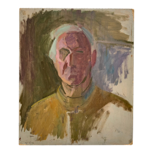1990s Kaspar Ilg Self-Portrait (Double-Sided)