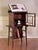 Art Nouveau Walnut Display or Music Cabinet With Beveled Glass and Easel Stand, C. 1910s For Sale - Image 17 of 17