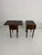 Wood Victorian Style Folding Bedside Tables, 1960s, Set of 2 For Sale - Image 7 of 10