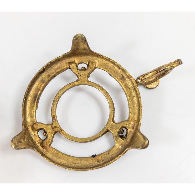 19th Century Aesthetic Movement Gilt Brass and Jeweled Candle Fairy Lamp, English or American For Sale - Image 12 of 12