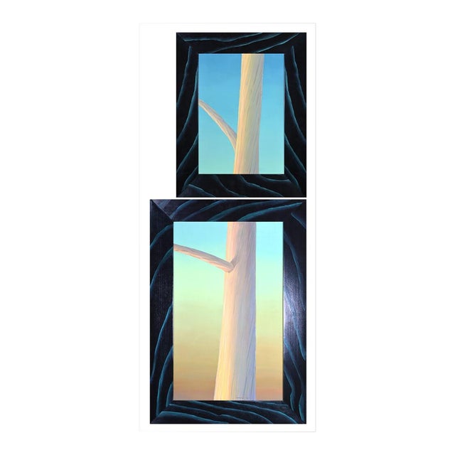 1980s Tree at My Window Diptych, John Beerman For Sale