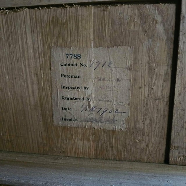 Early 20th Century Early 20th Century J.D. Warren General Store Apothecary Cabinet For Sale - Image 5 of 15