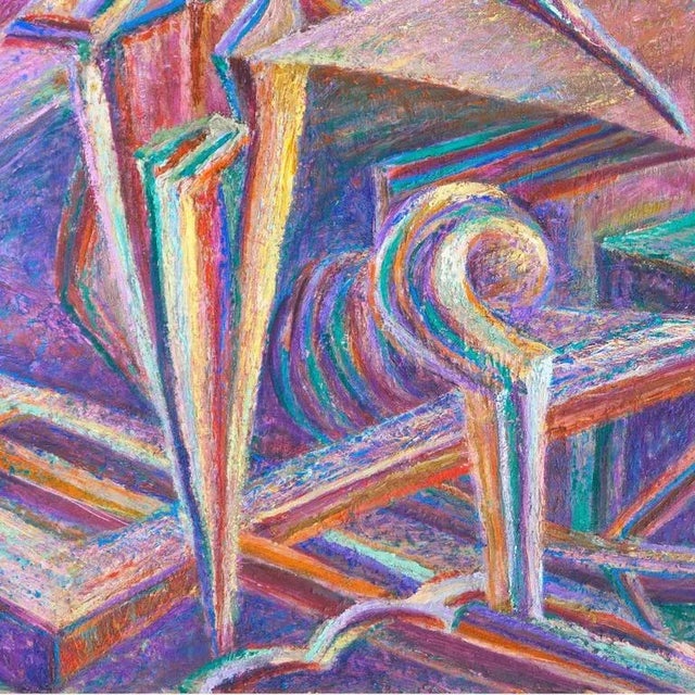 'Geometric Abstract' by Duane Bousfield For Sale In Monterey, CA - Image 6 of 11