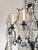 Mid 20th Century Mid 20th Century Restored Louis XV Blackened Bronze Crystal Cage Chandelier For Sale - Image 5 of 9