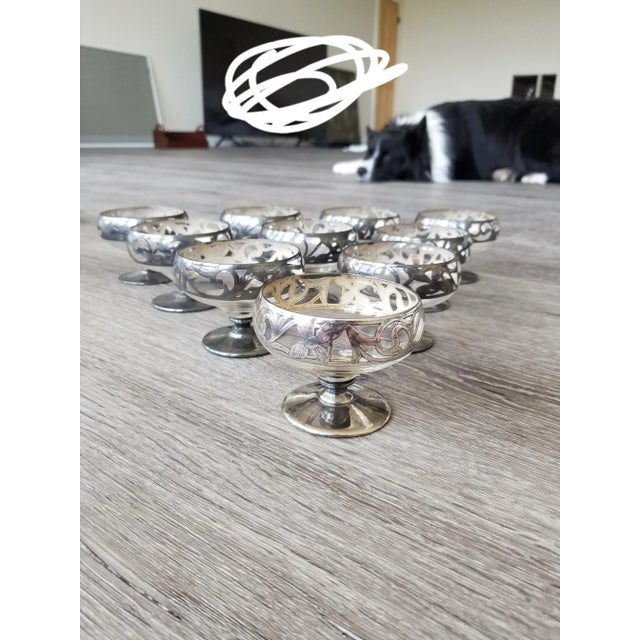 Metal Antique Sterling Overlay Sherberts Ten For Sale - Image 7 of 7