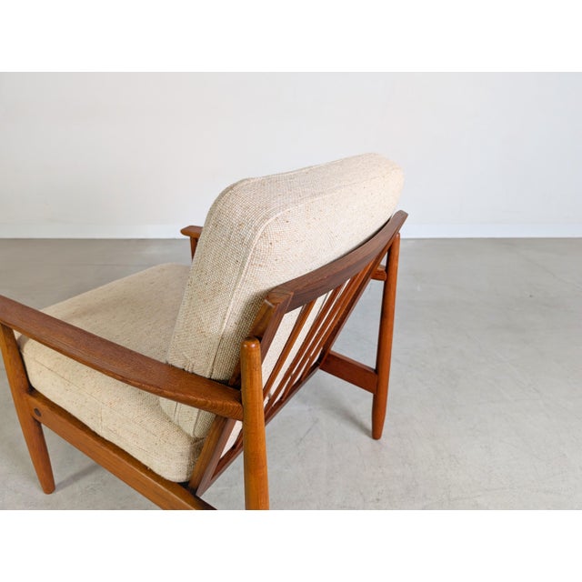 Beige Mid-Century Modern Teak Easy Chairs, 1960, Set of 2 For Sale - Image 8 of 11