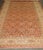 a rare size 1920s Persian Mahal wide gallery oversize rug with a herati ivory colored pattern and border on a red ground