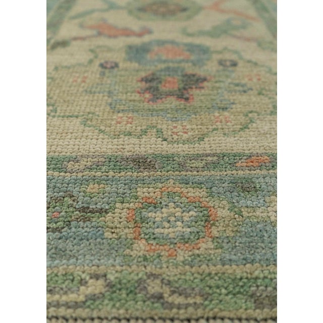 Turkish Turkish Oushak Rug 2'3" x 6'1" #20202 For Sale - Image 3 of 8