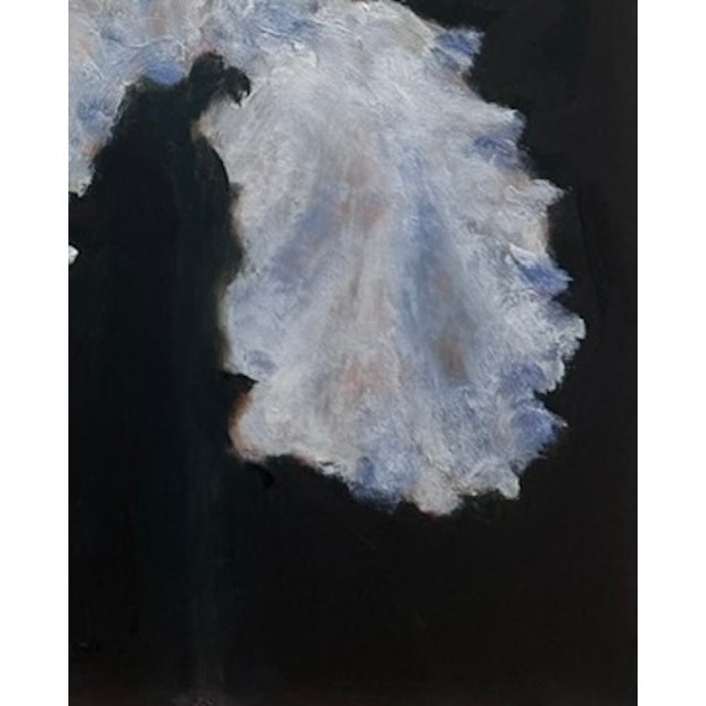 “Bearded Iris” Impressionistic Oil Painting by Jack Follmer For Sale - Image 4 of 6