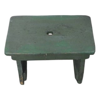 Fir Wood Stool, 1960s For Sale