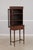 1920s Antique Edwardian 2 Drawer Inlaid Mahogany Curio Cabinet For Sale - Image 5 of 16