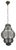 Wrought Iron Murano Glass Pendant Light, 1960s For Sale