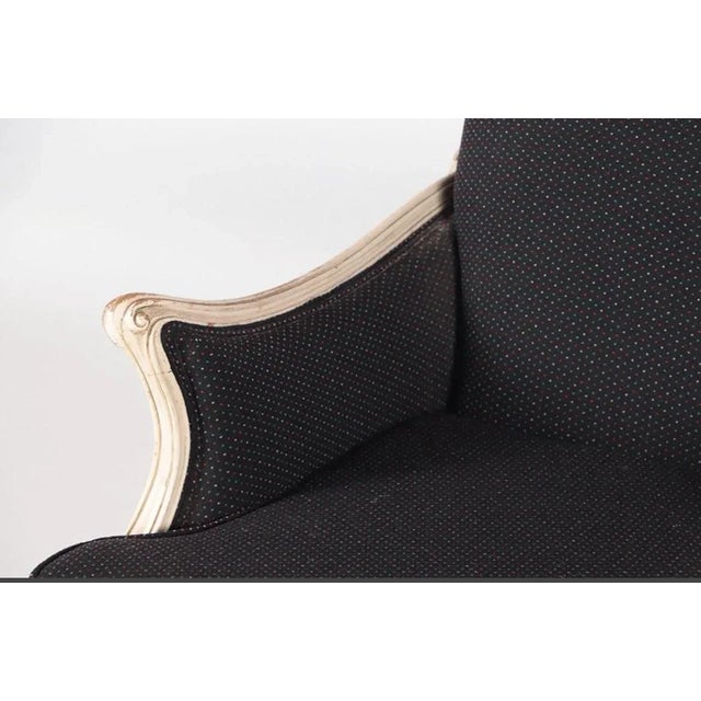 1930s French Bergère Chair European Antique Chair For Sale - Image 4 of 6