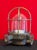 Vintage Industrial Brass Lamp with Cage and Glass Diffuser, 1950s For Sale - Image 4 of 15