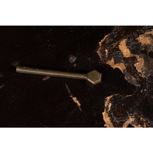 Antique Chinese Red Lacquer Cabinet With Hidden Compartment For Sale - Image 13 of 14