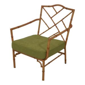 Bamboo Form Modern Design Aluminum Patio Chair
